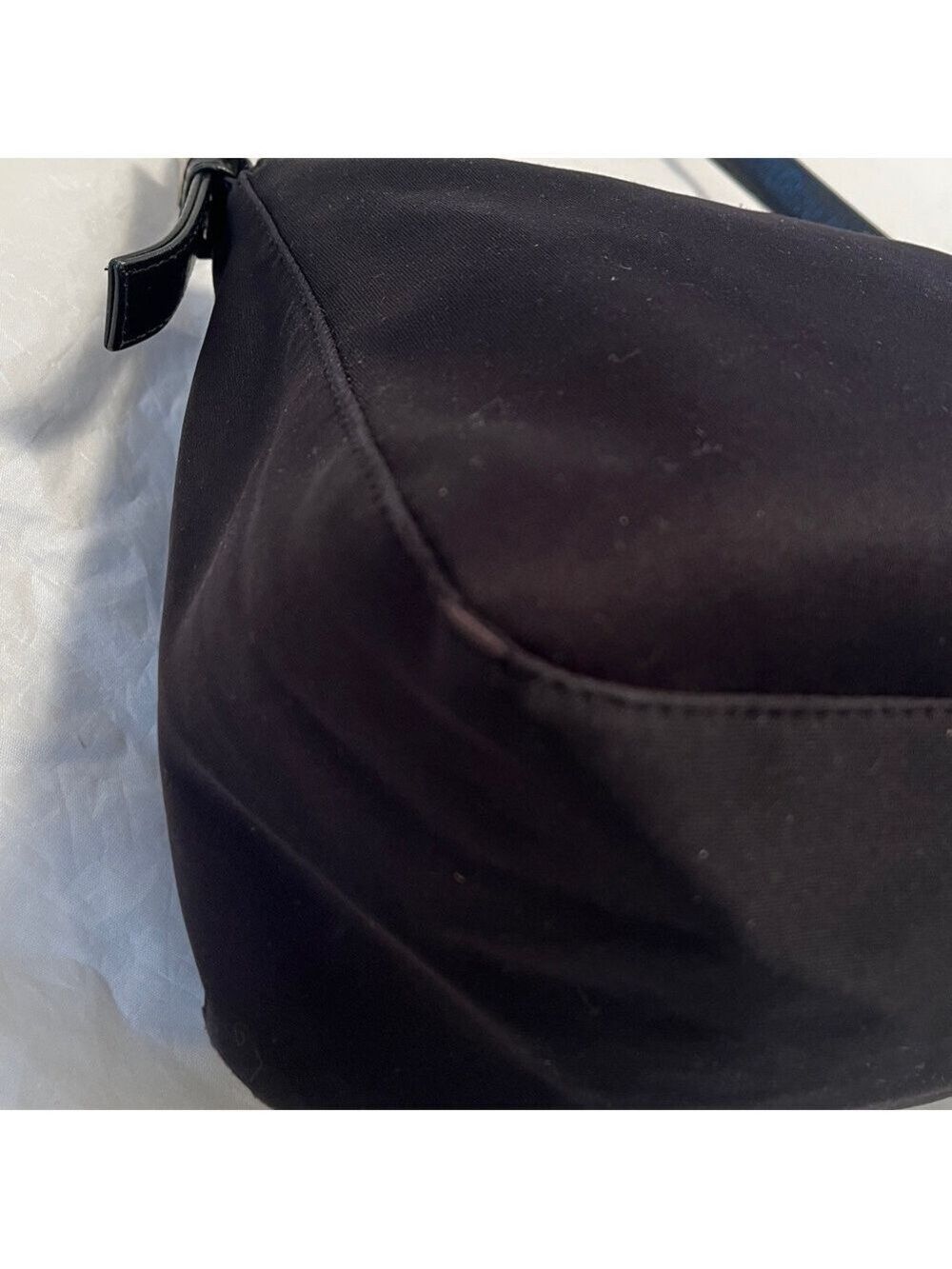 Fendi Black Shoulder Bag with Silver Buckle - Picture 5 of 15